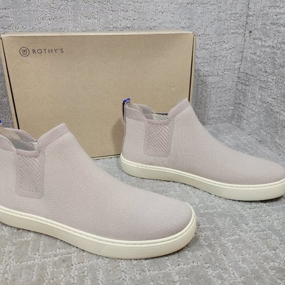 ROTHY'S The Chelsea Lilac Gray Ankle Boots Size 6, 8, 8.5, 9, 9.5, 10, 11.5 - Picture 6 of 12